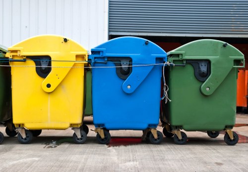 People disposing of old furniture with professional services