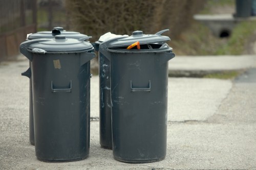 Professional waste removal services in action