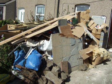 Recycling process for household waste in London