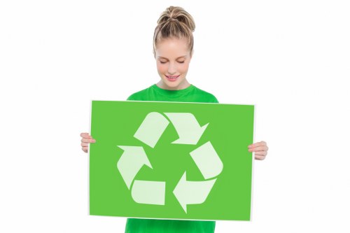 Professional waste disposal team